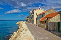 Adriatic coast - Dalmatian town of Bibinje waterfront